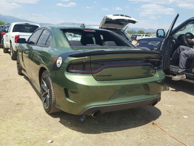 2C3CDXGJ3JH197692 - 2018 DODGE CHARGER R/ GREEN photo 3