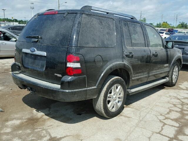 1FMEU75EX7UA71261 - 2007 FORD EXPLORER BLACK photo 4