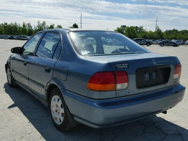 2HGEJ6575WH597101 - 1998 HONDA CIVIC BLUE photo 3