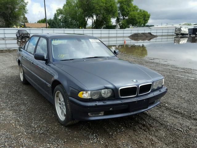 WBAGH83451DP26657 - 2001 BMW 740 IL BLUE photo 1