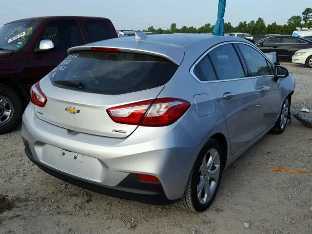 3G1BF6SM6HS588669 - 2017 CHEVROLET CRUZE PREM SILVER photo 4