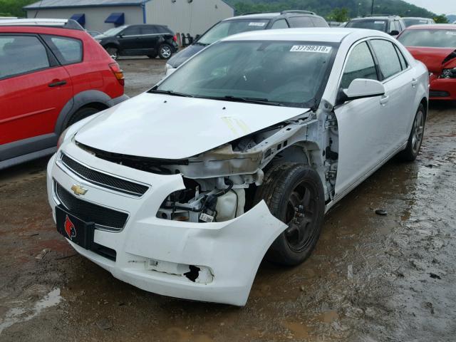 1G1ZH57B69F242900 - 2009 CHEVROLET MALIBU 1LT WHITE photo 2