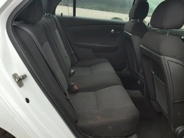 1G1ZH57B69F242900 - 2009 CHEVROLET MALIBU 1LT WHITE photo 6