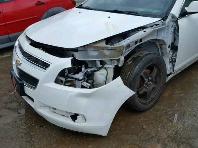 1G1ZH57B69F242900 - 2009 CHEVROLET MALIBU 1LT WHITE photo 9