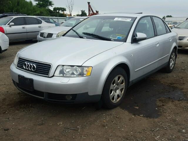 WAULC68E43A314303 - 2003 AUDI A4 1.8T QU SILVER photo 2