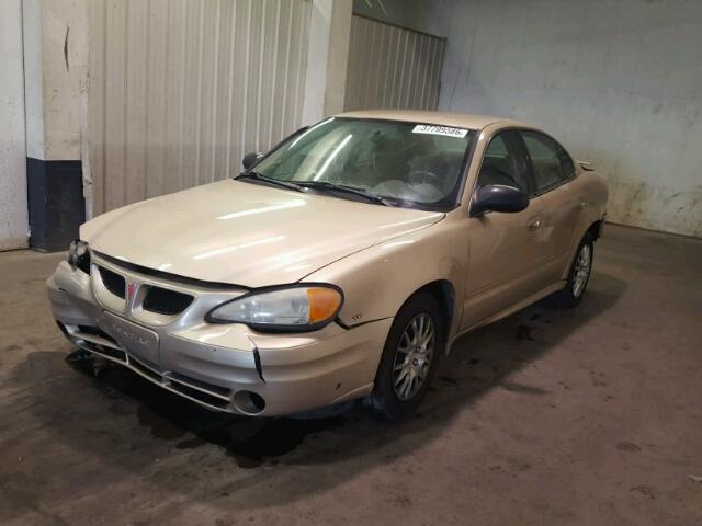1G2NE52E85M138404 - 2005 PONTIAC GRAND AM S GOLD photo 2