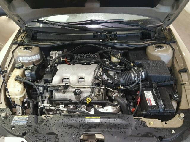 1G2NE52E85M138404 - 2005 PONTIAC GRAND AM S GOLD photo 7