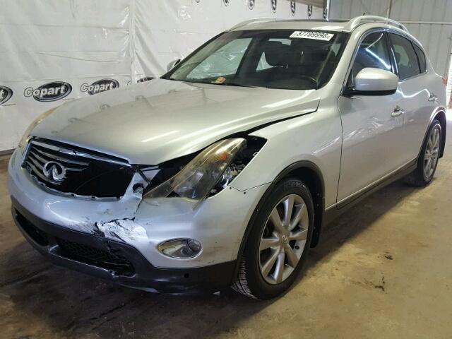 JNKAJ09E98M304172 - 2008 INFINITI EX35 BASE SILVER photo 2
