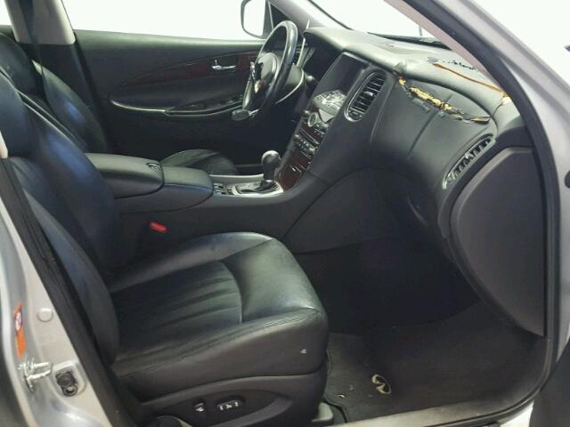 JNKAJ09E98M304172 - 2008 INFINITI EX35 BASE SILVER photo 5