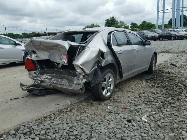 1G1ZH57B28F161018 - 2008 CHEVROLET MALIBU 1LT ვერცხლისფერი ფოტო 4