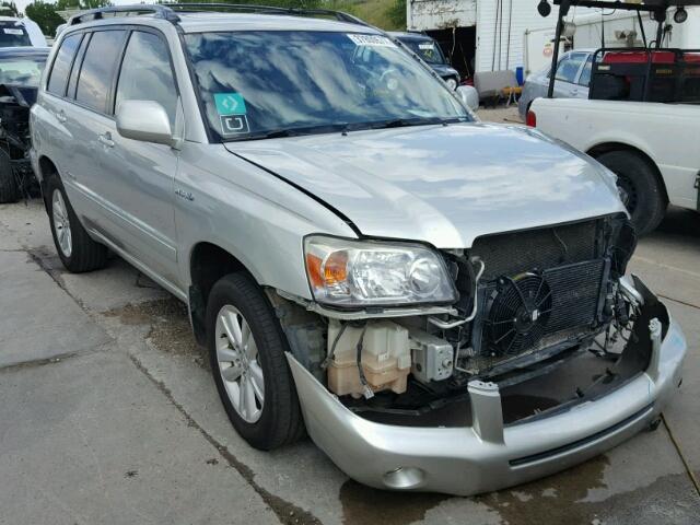 JTEDW21A770019461 - 2007 TOYOTA HIGHLANDER SILVER photo 1