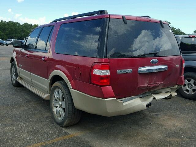 1FMFK17527LA49667 - 2007 FORD EXPEDITION RED photo 3