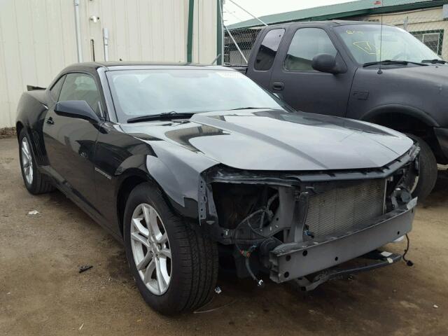 2G1FB1E39D9197400 - 2013 CHEVROLET CAMARO LT BLACK photo 1