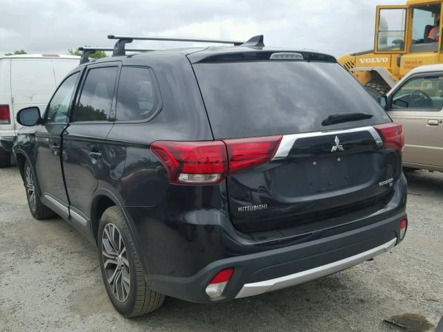 JA4AZ3A3XHZ003039 - 2017 MITSUBISHI OUTLANDER BLACK photo 3