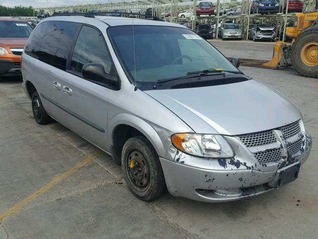 1B4GP453X2B515130 - 2002 DODGE CARAVAN SP SILVER photo 1