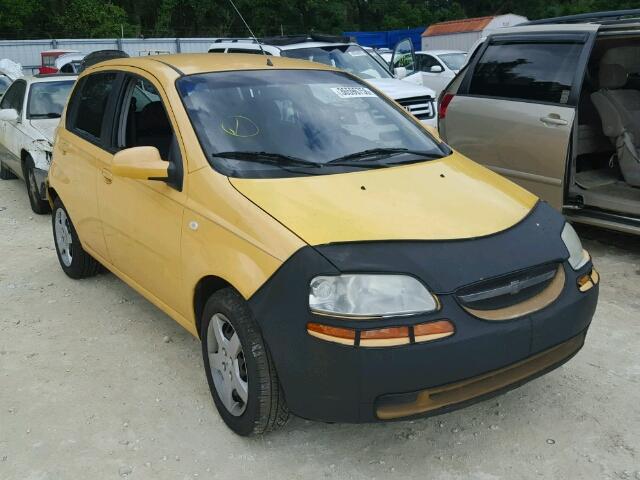 KL1TD66616B626144 - 2006 CHEVROLET AVEO BASE Сары фото 1