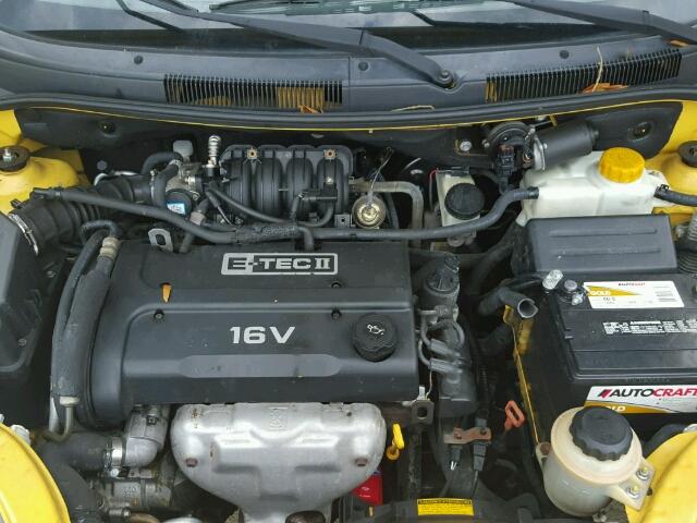 KL1TD66616B626144 - 2006 CHEVROLET AVEO BASE Сары фото 7