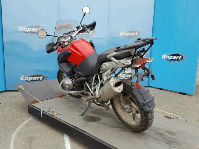 WB1046008BZX51608 - 2011 BMW R1200 GS RED photo 3