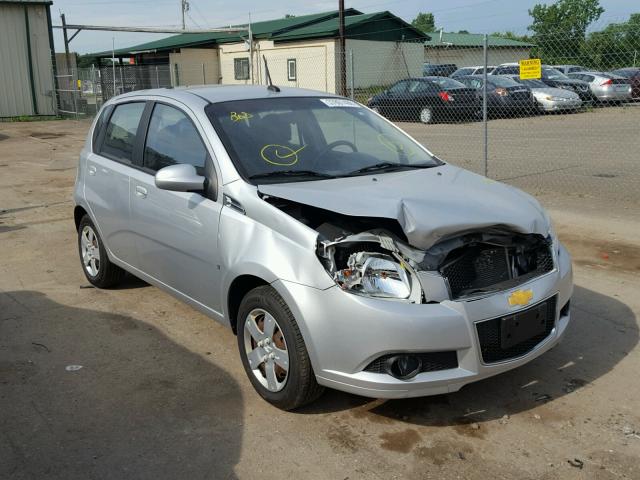 KL1TD66E89B332560 - 2009 CHEVROLET AVEO LS SILVER photo 1