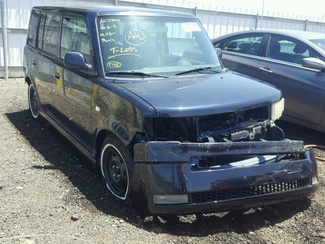 JTLKT324240165978 - 2004 TOYOTA SCION XB Blau Foto 1