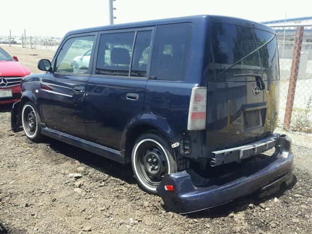 JTLKT324240165978 - 2004 TOYOTA SCION XB Blau Foto 3