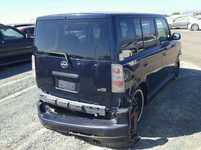 JTLKT324240165978 - 2004 TOYOTA SCION XB Blau Foto 4