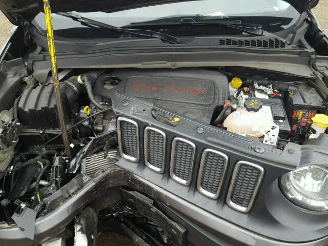 ZACCJBBT6GPD58866 - 2016 JEEP RENEGADE L GRAY photo 7