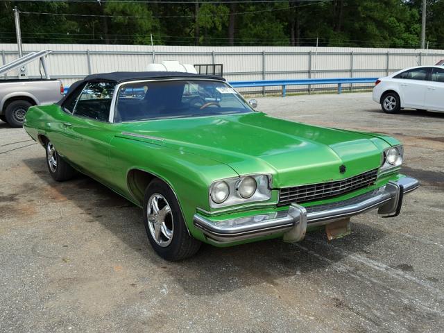 4P67T3X162496 - 1973 BUICK CENTURION GREEN photo 1