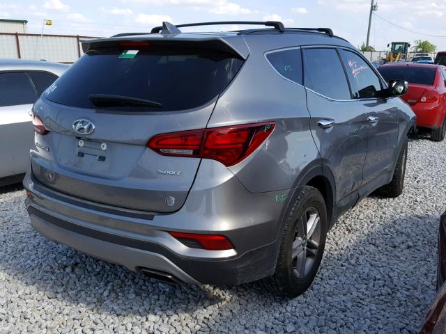 5NMZU3LB0HH015362 - 2017 HYUNDAI SANTA FE S CHARCOAL photo 4