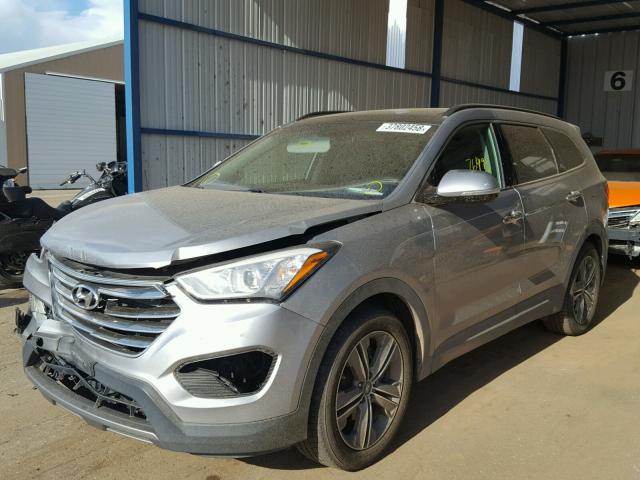 KM8SRDHF1DU011792 - 2013 HYUNDAI SANTA FE L SILVER photo 1