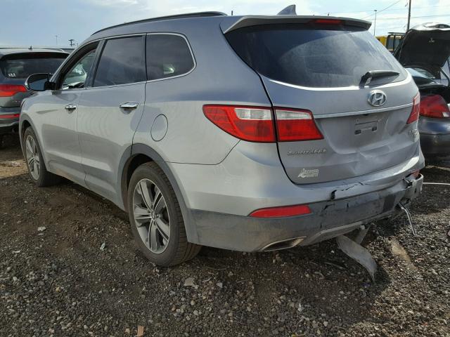 KM8SRDHF1DU011792 - 2013 HYUNDAI SANTA FE L SILVER photo 3