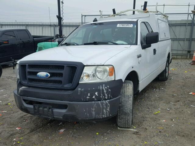 1FTRF12268KD93271 - 2008 FORD F150 WHITE photo 2