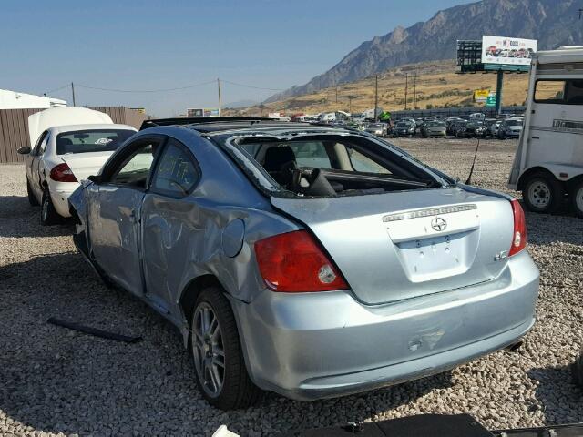 JTKDE177950011025 - 2005 TOYOTA SCION TC SILVER photo 3