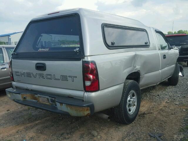 1GCEC14X64Z353130 - 2004 CHEVROLET SILVERADO BEIGE photo 4