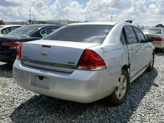 2G1WF5EK0B1115956 - 2011 CHEVROLET IMPALA LS Сріблястий фото 4
