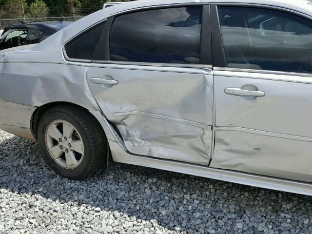 2G1WF5EK0B1115956 - 2011 CHEVROLET IMPALA LS Сріблястий фото 9