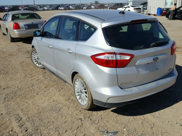 1FADP5BU2FL100690 - 2015 FORD C-MAX SEL SILVER photo 3