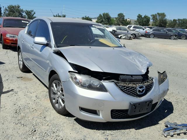 JM1BK32G981837527 - 2008 MAZDA 3 I SILVER photo 1