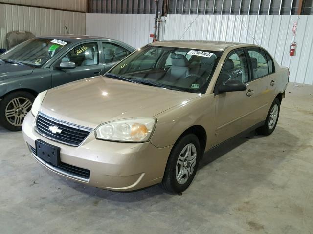 1G1ZS58F77F102225 - 2007 CHEVROLET MALIBU LS GOLD photo 2