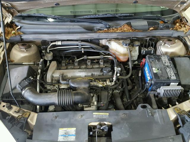 1G1ZS58F77F102225 - 2007 CHEVROLET MALIBU LS GOLD photo 7