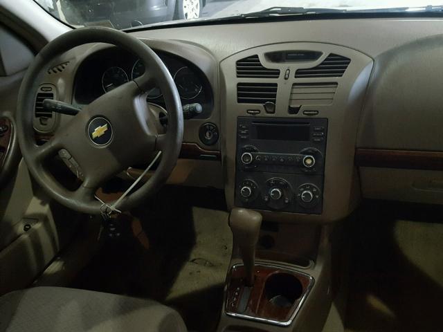 1G1ZS58F77F102225 - 2007 CHEVROLET MALIBU LS GOLD photo 9