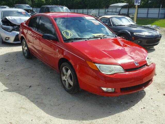 1G8AW15F67Z154976 - 2007 SATURN ION LEVEL RED photo 1