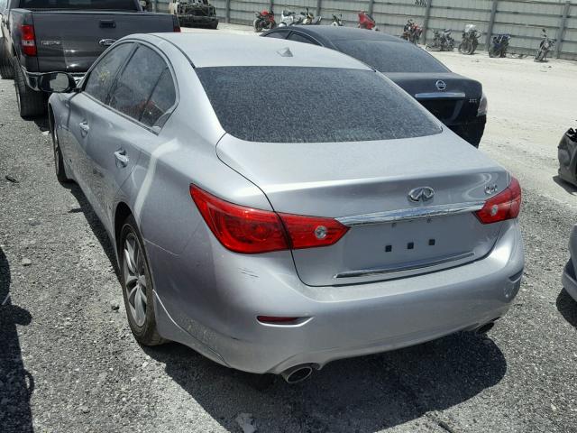 JN1CV7AP8HM641567 - 2017 INFINITI Q50 BASE Plata foto 3