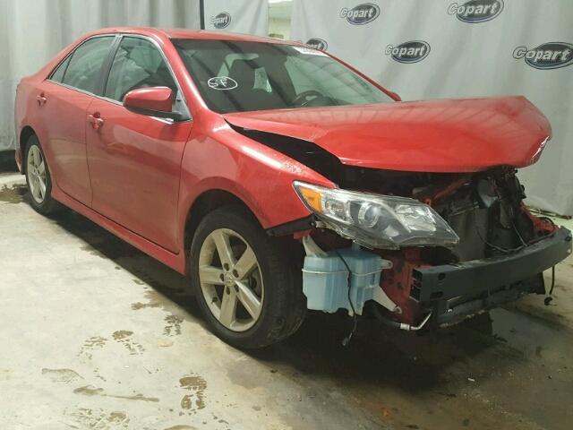 4T1BF1FK6CU580661 - 2012 TOYOTA CAMRY BASE RED photo 1