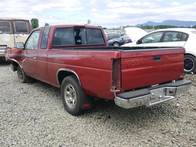 1N6SD16S7TC370986 - 1996 NISSAN TRUCK KING RED photo 3