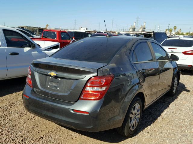 1G1JB5SH8H4148523 - 2017 CHEVROLET SONIC LS 石墨色 照片 4