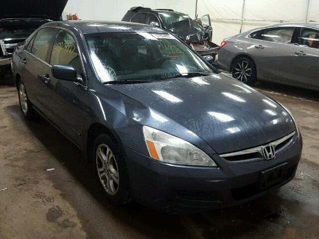 1HGCM56336A158689 - 2006 HONDA ACCORD SE BLUE photo 1