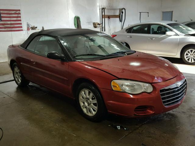 1C3EL75R64N113915 - 2004 CHRYSLER SEBRING GT RED photo 1