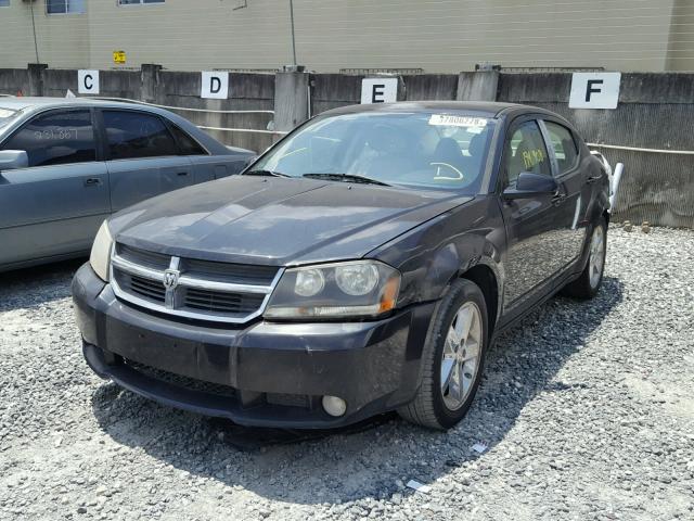 1B3LC76M08N567140 - 2008 DODGE AVENGER R/ BLACK photo 2