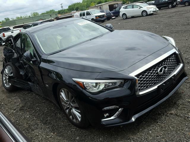 JN1EV7AR1JM444739 - 2018 INFINITI Q50 LUXE BLACK photo 1